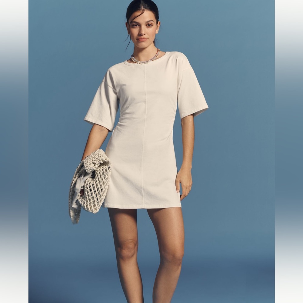 Anthropologie Daily Practice Field Day Short Sleeve T Shirt Dress Size Small - Picture 3 of 7